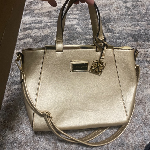 Christian Lacroix Gold And Black Bag shoulder Purse Tote Bag - Picture 17 of 17